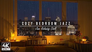 Cozy Bedroom Luxury Ambience in New York | 4k Smooth Piano Jazz Music to Relax, Study and Work screenshot 4