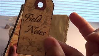 Autumn Themed Fabric Covered TN style Junk Journal