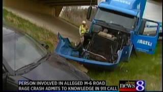 911 call from one driver in M-6 crash
