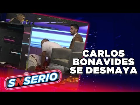 Carlos Bonavides sufre desmayo en pleno programa | SNSerio