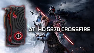 ASUS ROG Matrix HD 5870 Platinum 2GB Crossfire - Star Wars Jedi Fallen Order
