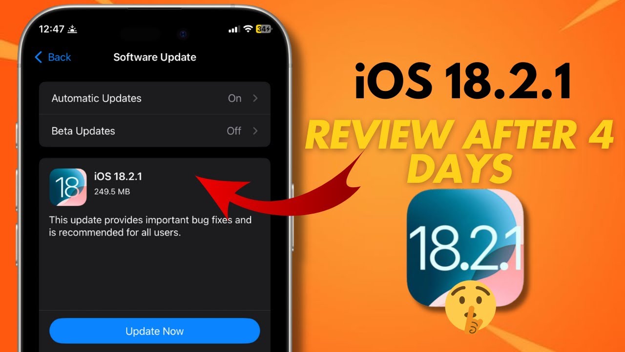 iOS 18.2.1 Update Review After 4 Days | Should You Update 🤨 - YouTube