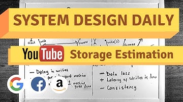Ep 20  - How much storage does Youtube use? - Storage Capacity Estimation
