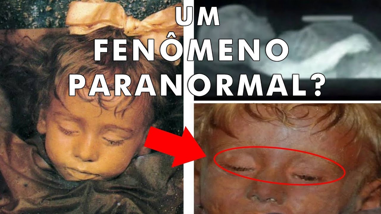 Garota mumificada a quase um século abrindo os olhos? Por quê?