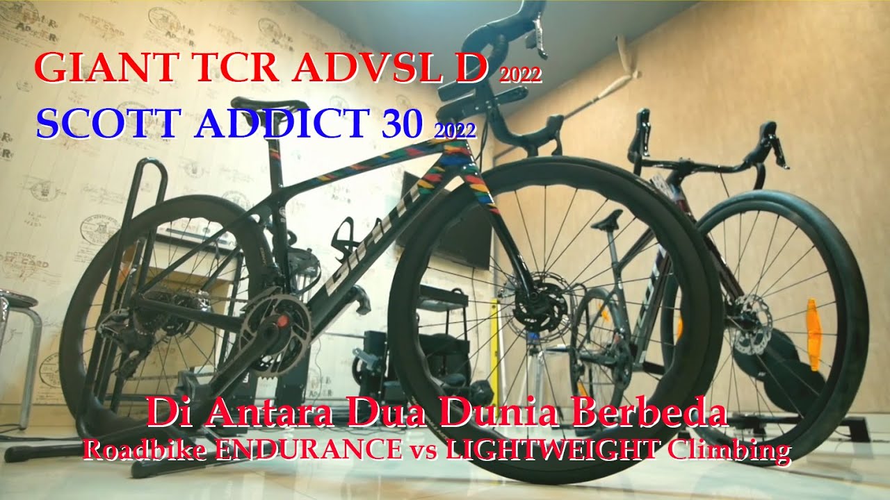 Antara SCOTT ADDICT \u0026 GIANT TCR ADVSL 