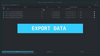 smartElements-2.64.0 - Export ingestion matrix data as csv file