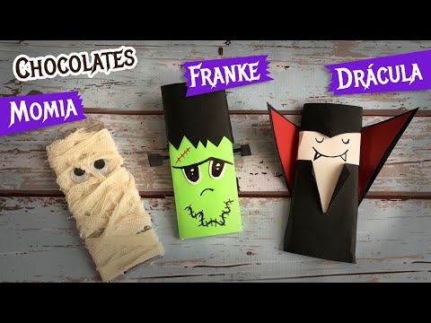3 Chocolates Disfrazados Momia Frankie Drácula