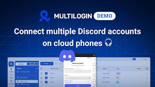 Set up multiple Discord accounts on cloud phones with Multilogin