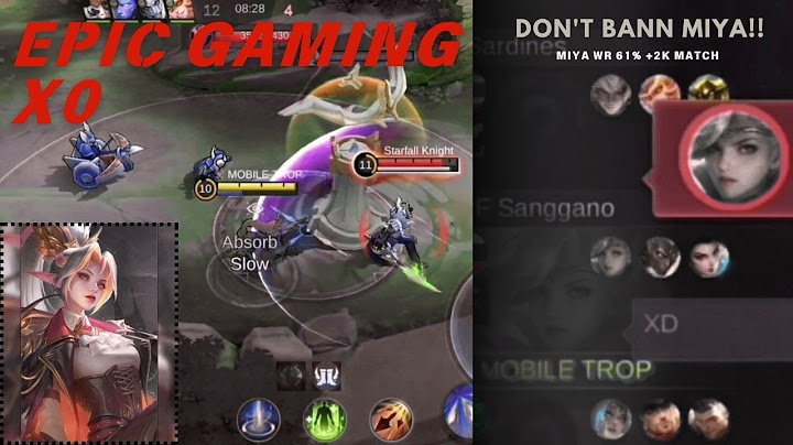 🔥 INSANE COMEBACK! Miya MVP Gameplay at Glory Rank | Mobile Legends 2025