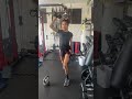 dumbbell split squat overhead press