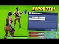 What Happens When You Get Reported On Fortnite Battle Royale
