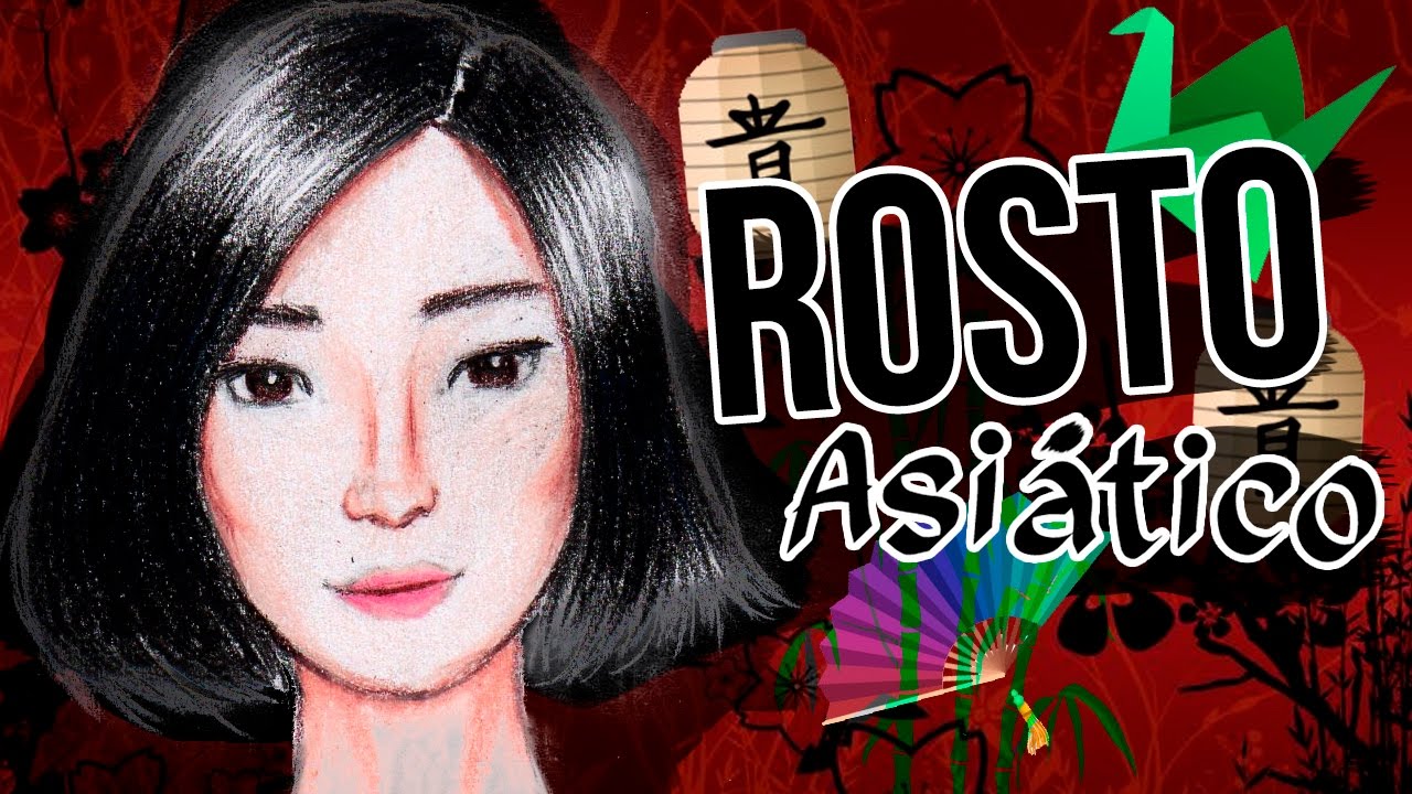 Como desenhar rosto asiático | TUTORIAL DE DESENHO