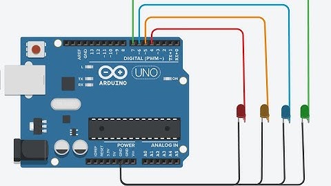 Encendidos de leds de manera aleatoria--Arduino