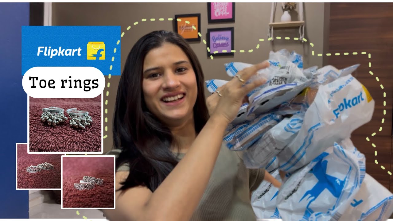 Toe rings from Flipkart 