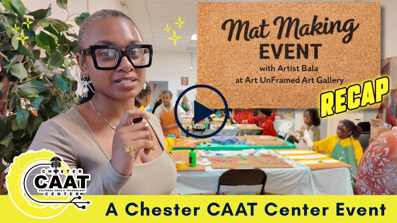 Mat Making Event with Artist Bala | CAAT Center | Art Unframed Gallery | Chester, PA