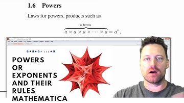 Mathematica Tutorial 50 - Powers or Exponents and their Rules