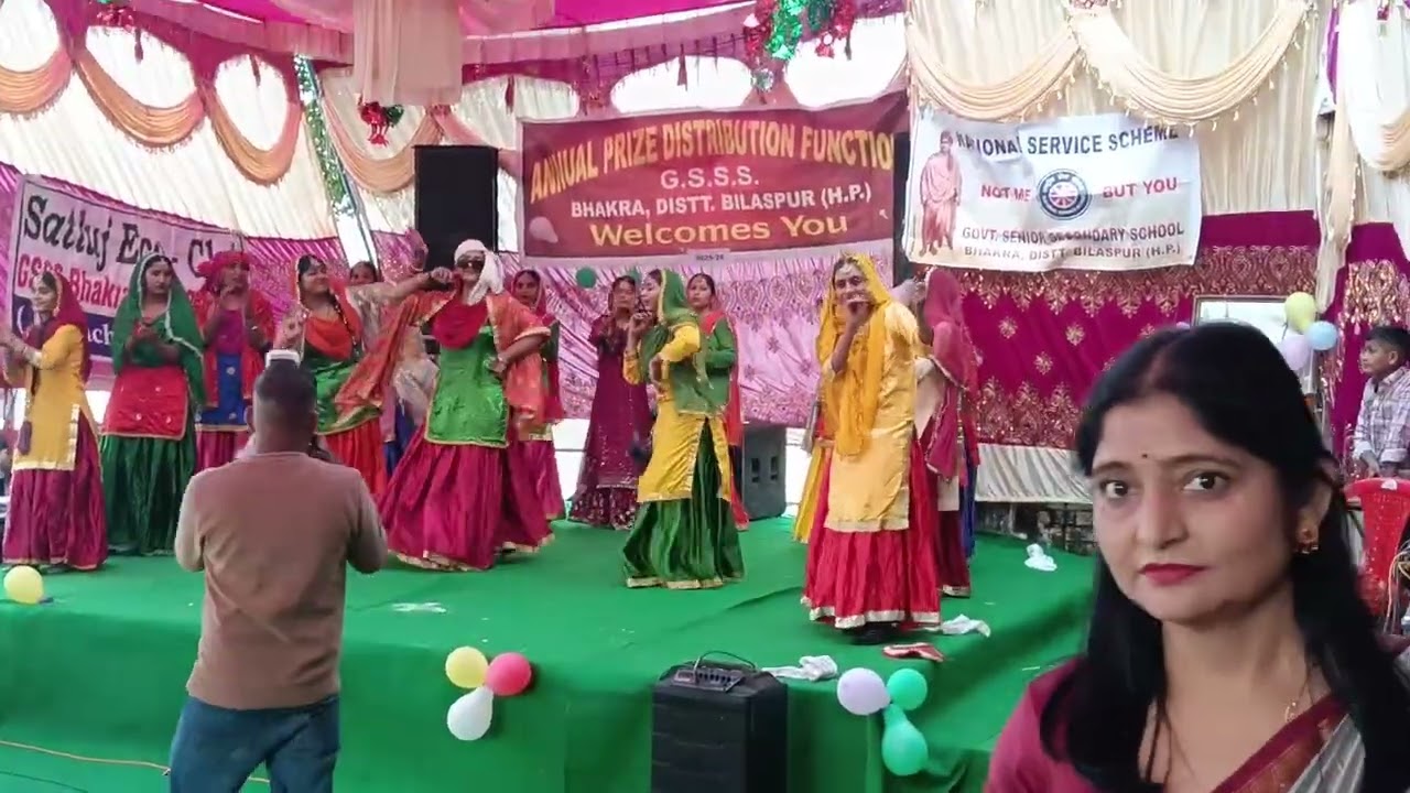 Punjabi Giddha at GSSS Bhakra 