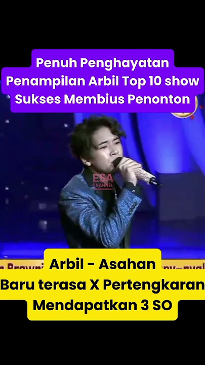 Penghayatan Arbil - Asahan Sukses Memukau  Dewan Juri #dangdutacademy7