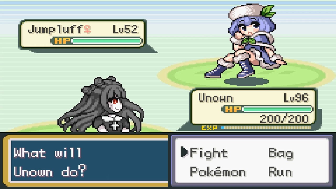 Mega Moemon Fire Red V14c epi95: Pattern Bush battles