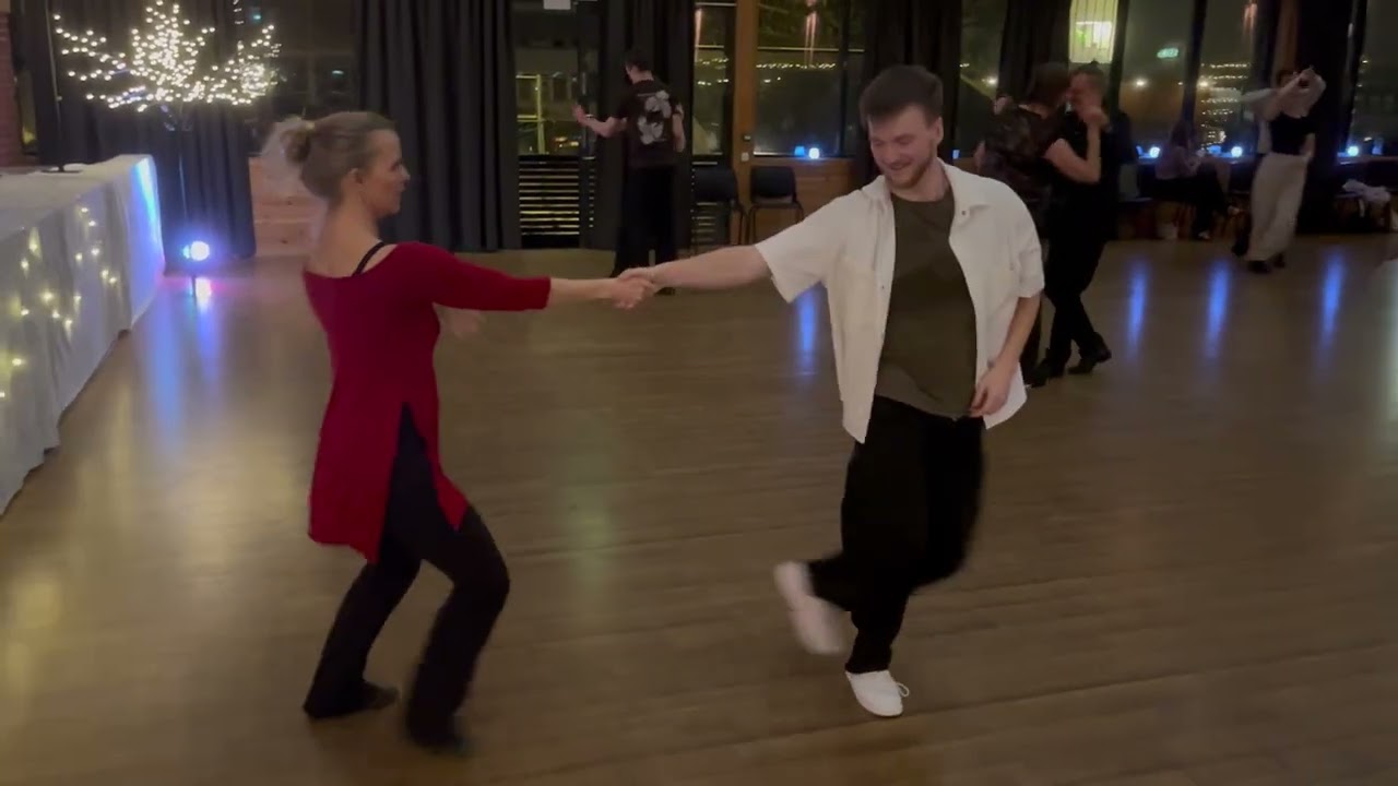 West Coast Swing in Kristiansand. Connie Yndal and Victor (one of my favorite WCS teachers)