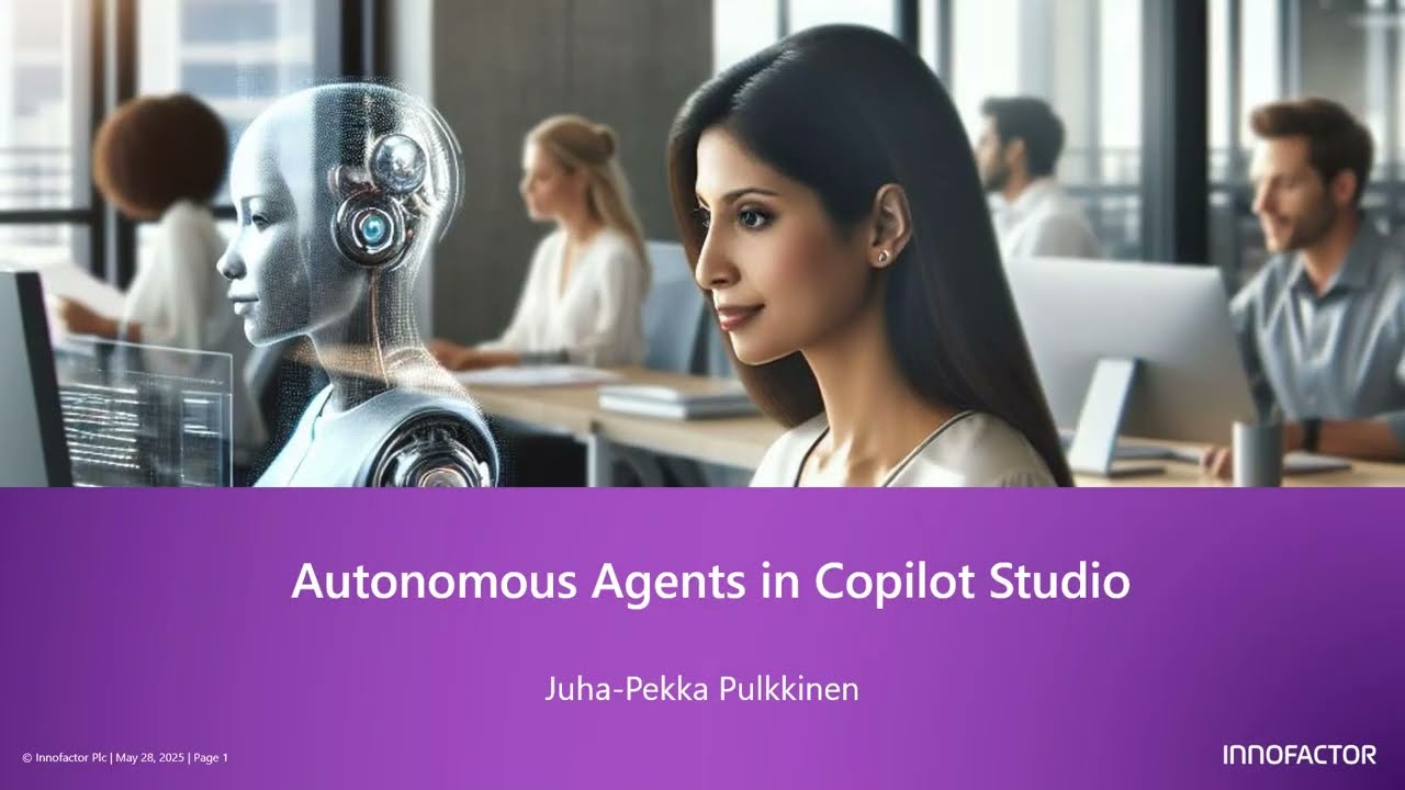 AGENT LAB  - Copilot Studion autonomiset agentit ja AI ratkaisut tuottavuuden kasvattajina