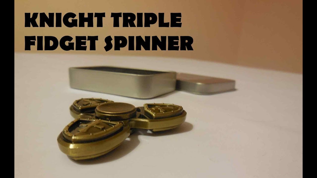 KNIGHT TRIPLE FIDGET SPINNER - Fidgetbolt.hu