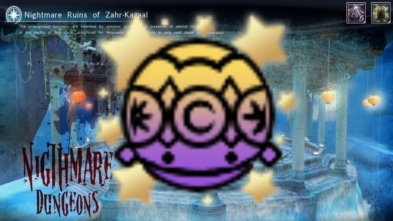AuraKingdom.to Nightmare Frozen Ruins of Zahr-Kazaal (ZK) Stellar Sphere (Dark) Solo