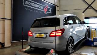 Mercedes Benz B200CDI on the Dyno + Chiptuning