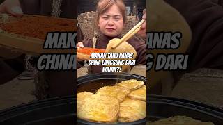 The Sensation Of Eating Hot And Spicy Fried Tofu While Its Still Smoking