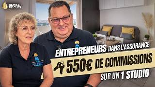 👩‍❤️‍👨 Ce couple d’assureurs lance sa conciergerie : 550 € de commissions en 1 mois avec un studio