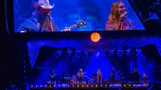 Chris showing his guitar playing, Starting Over,  Spokane arena, June 15, 2023 screenshot 5