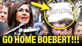 Republicans ABANDON Boebert, she gets HUMILIATED by HECKLERS to her FACE