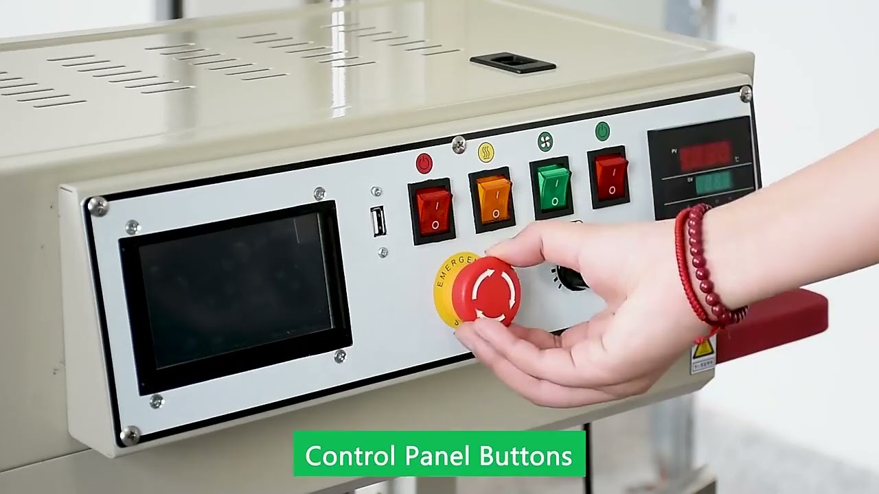 FR-1300V Inkjet Printing Automatic Plastic Film Bags Heat Sealing Machine Continuous Band Sealer