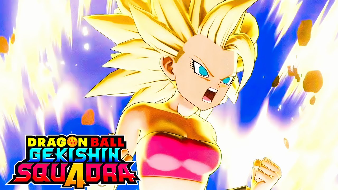 TANK LUTADORA! CAULIFLA SSJ2 TEM A MAIOR RESISTÊNCIA do Dragon Ball Gekishin Squadra!