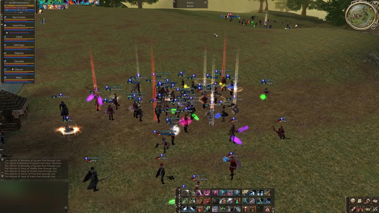 Lineage 2 Elmorelab x3 Gludio siege BavovnaUA,Furia vs Glory,Fioletovo,Heralds 28 12 2025