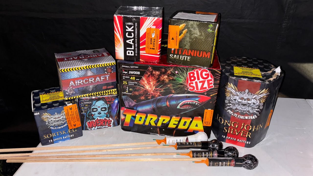 Tester Kæmpe 48mm Batteri Og Andet Fyrværkeri!