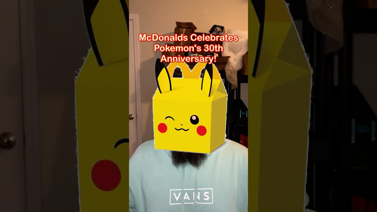 Скоро выйдет акция McDonald’s в честь 30-летия Pokemon! 