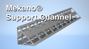 Mekano® Triangular Support Channel