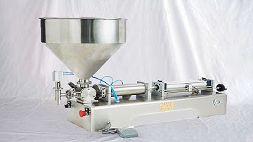 tabletop pneumatic piston filling demo&How to operate filler from A to Z Cómo operar la máquina