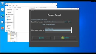 DigiSecret: How to Decrypt an Image or File