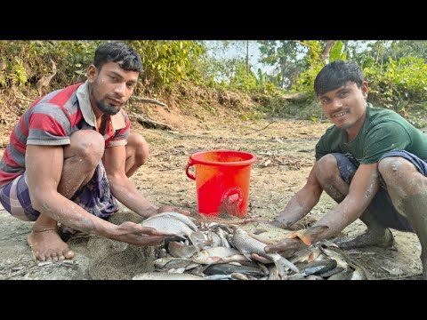 Fish Catching | Cooking Fishing in Village | using traditional fish ...