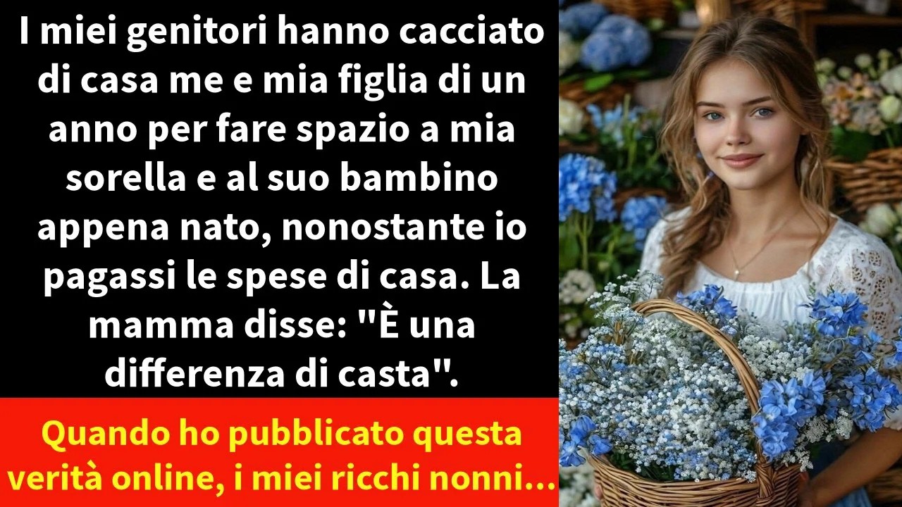 I miei genitori hanno cacciato di casa me e mia figlia di un anno per fare spazio a mia sorella