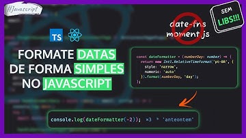 Você talvez NÃO precisa da date-fns mais!