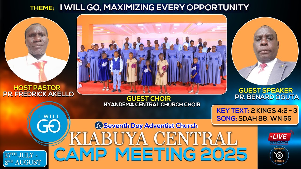 Kiabuya Central SDA Church Camp Meeting 2025 || Nyandema Church Choir || Pr. Benard Oguta