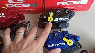 Kaliper RCB S1 S2 S55 ORIGINAL Rem Pakem Responsif Depan Belakang Semua Motor