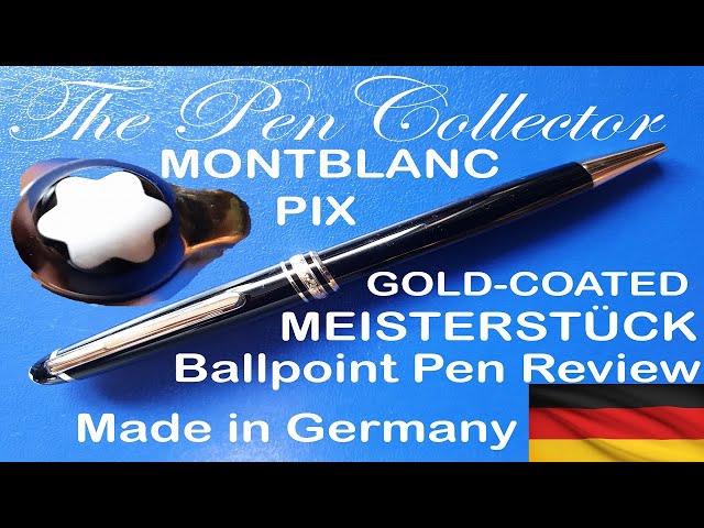 MONTBLANC Meisterstück Pix Classique Gold Coated Ballpoint Pen