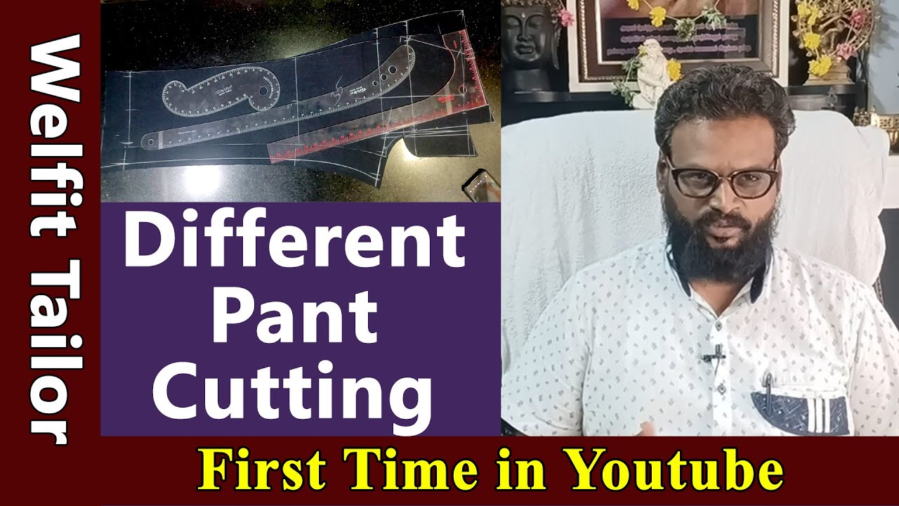 YouTube ல் முதன் முறையாக Different Men's Pant Cutting | Easy Method | Welfit Tailor