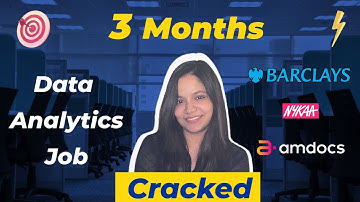 How I cracked Data Analyst Job @Barclays in just 3 months | FREE Resources