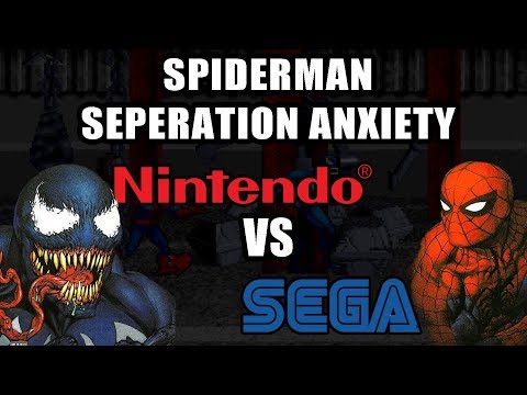 Venom Spider Man Separation Anxiety Genesis Vs SNES Vs Maximum Carnage