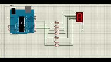 7-Segment display using Proteus with Arduino Software